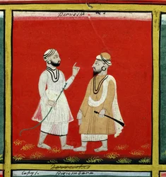 Two Dervishes, Udaipur, c.1810-20